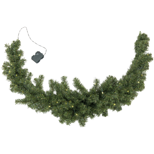 Star Trading - Girland Ottawa - 30cm - Green