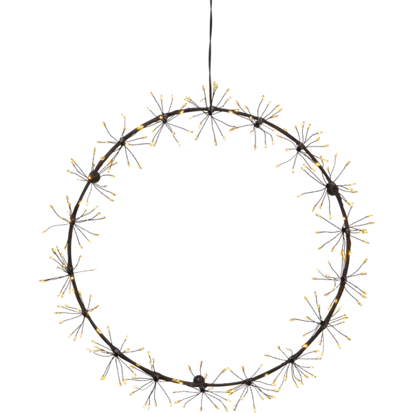 Krans Dew drop flower Svart