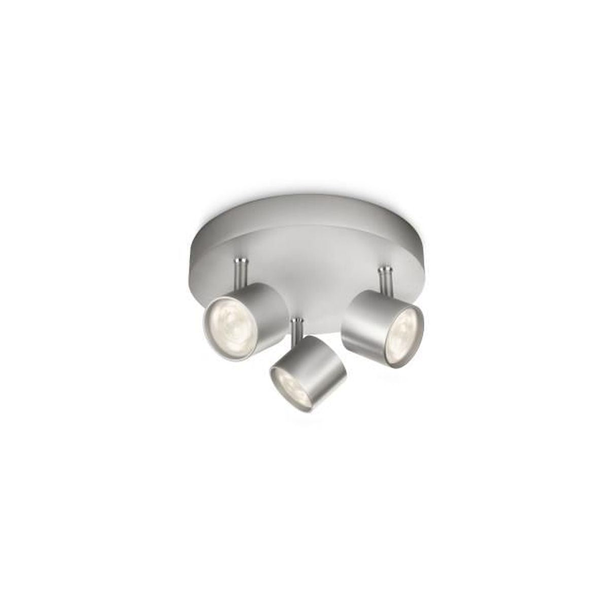 Philips - Plate a stella/Alluminio a spirale 3x4.5W Selv