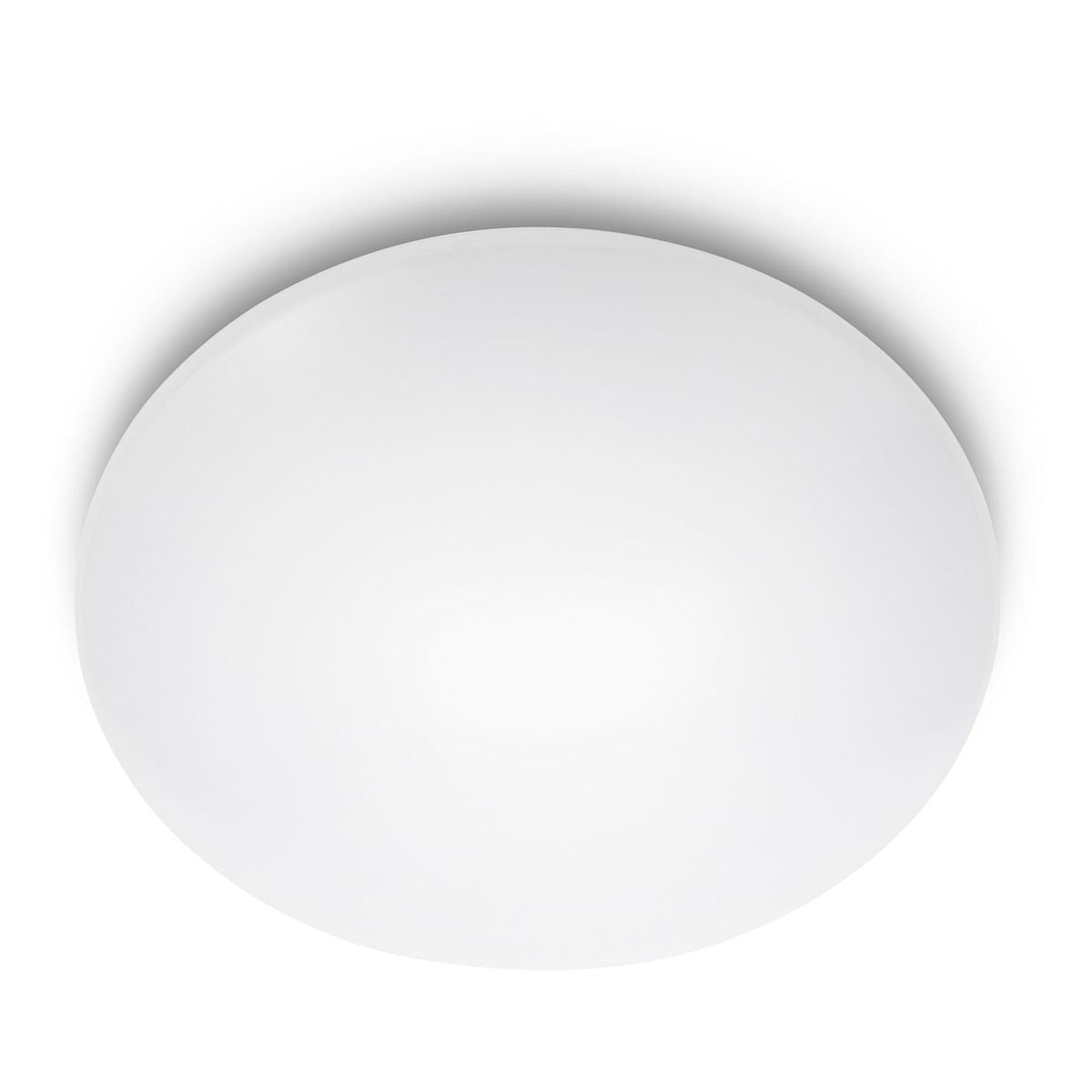 Philips - lampada da soffitto in pelle scamosciata bianca 40k 4x2.4w