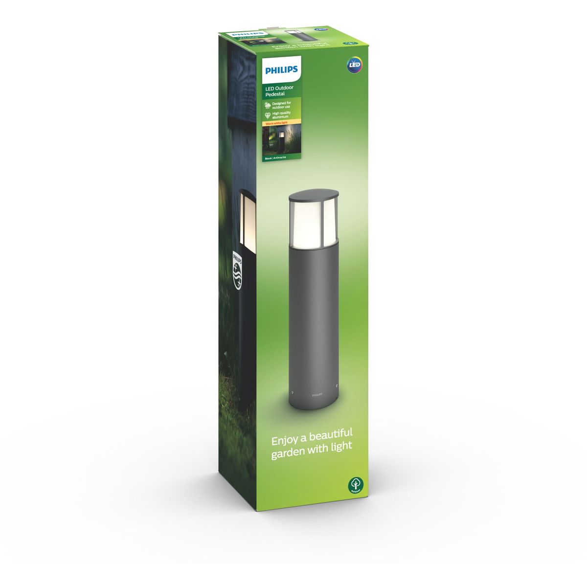 Philips - Stock Piedistal Antracite 1x6W 230V