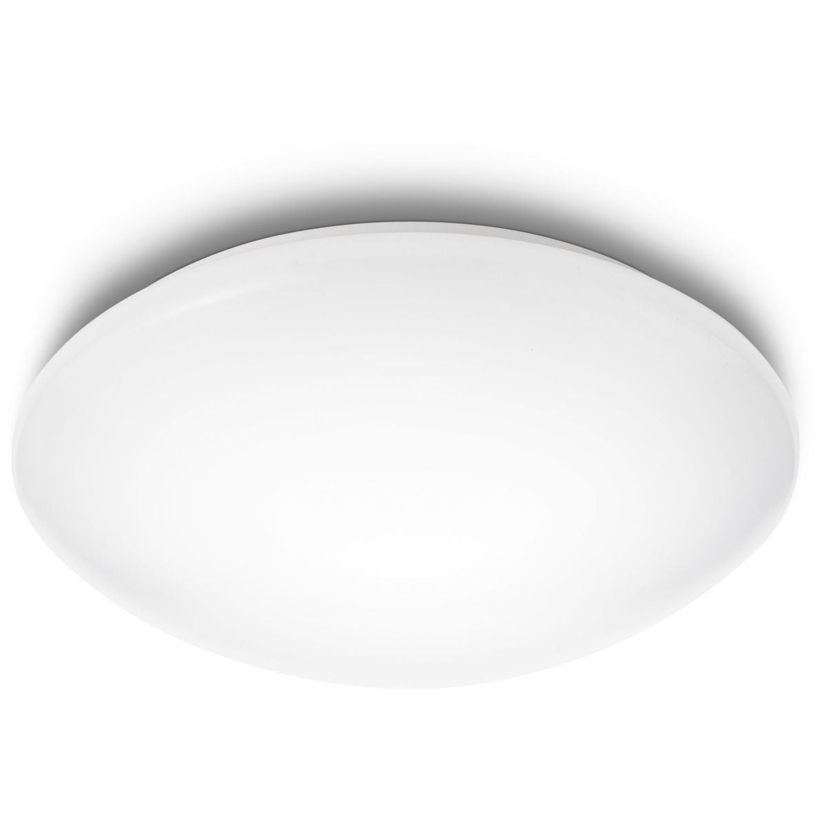 Philips - Lampada del soffitto in pelle scamosciata bianca 27K 4x5W