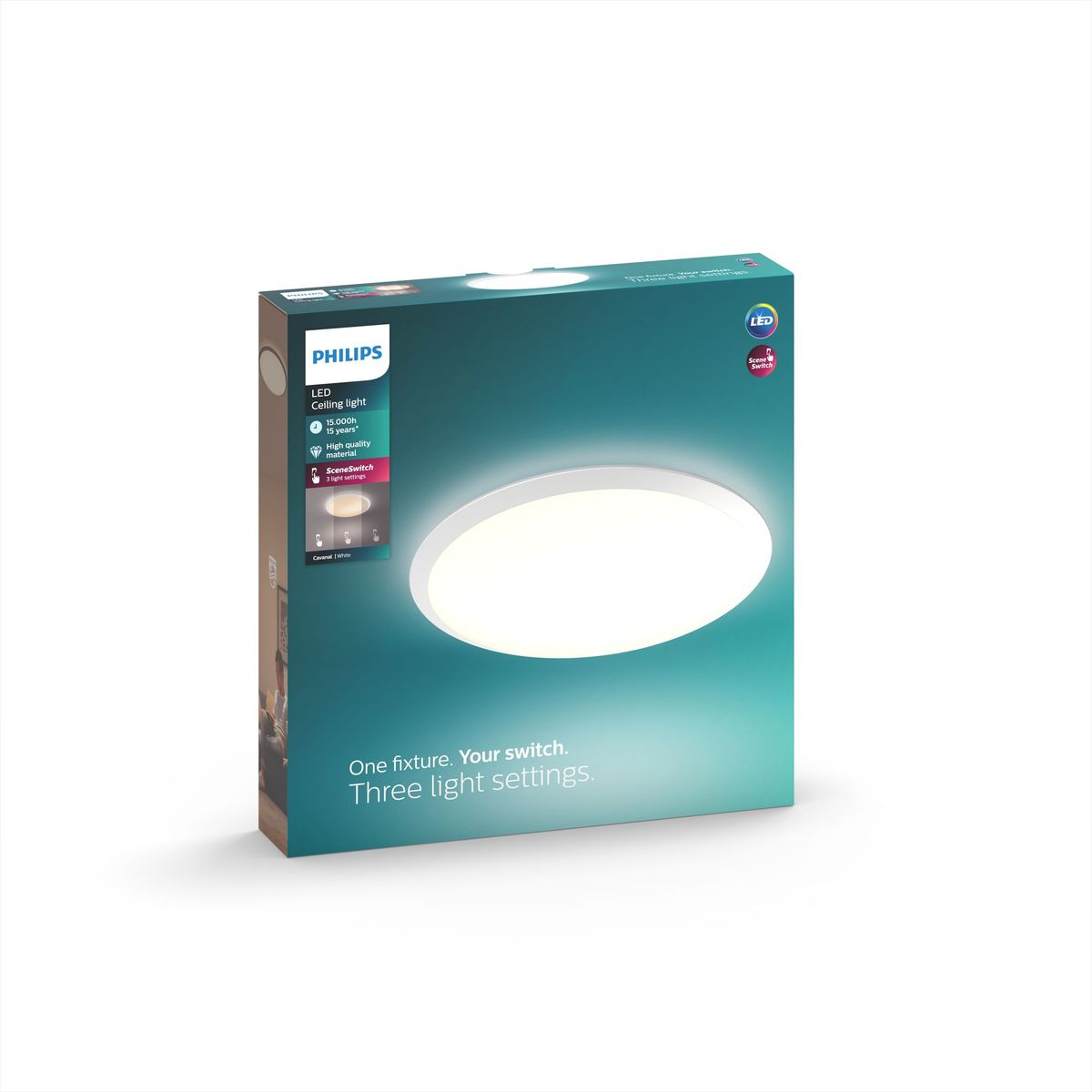 Philips - Cavavanal 27K Lampada del soffitto bianco 1x18W 230