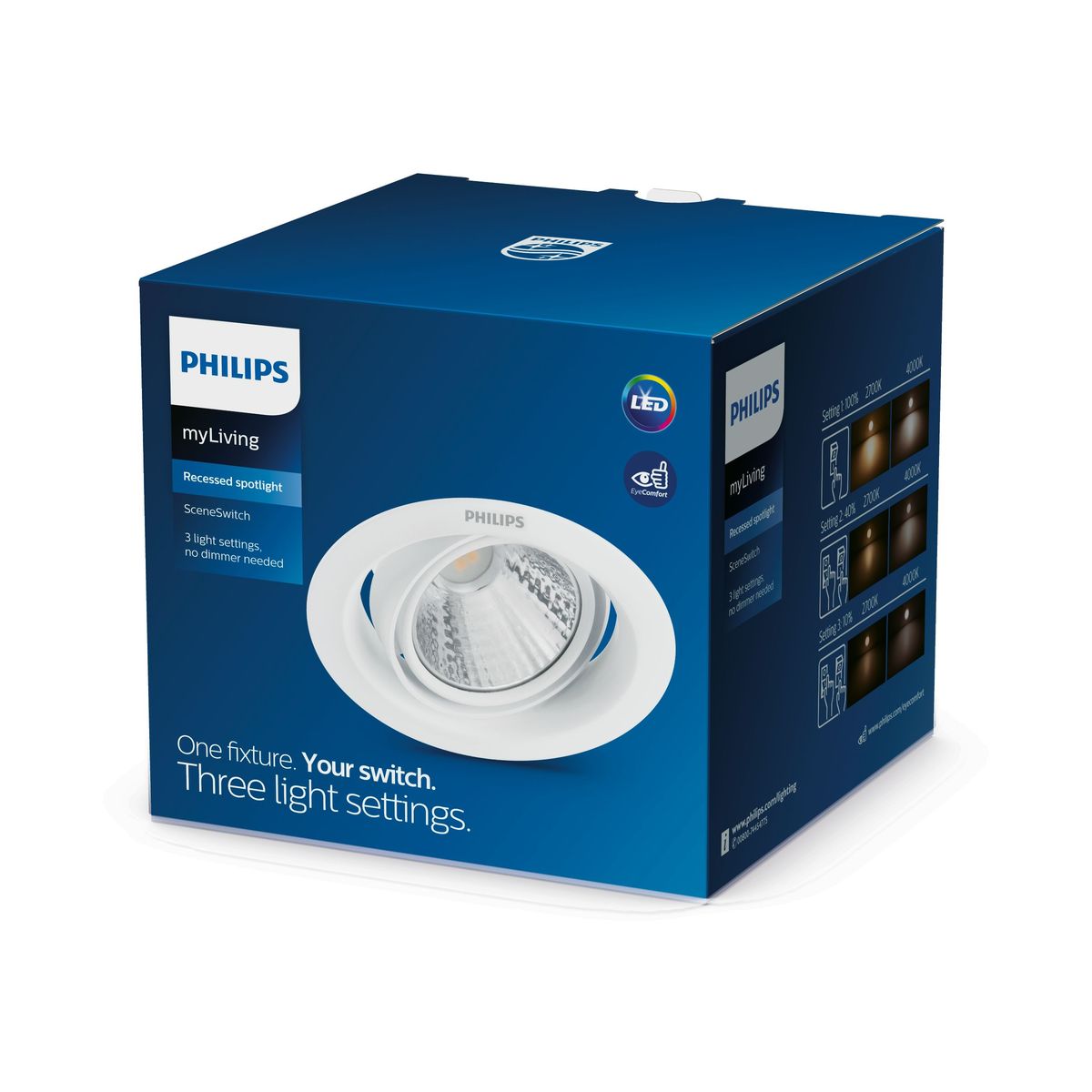 Philips - 59554Pomeron Dim 070 3W 40K EU