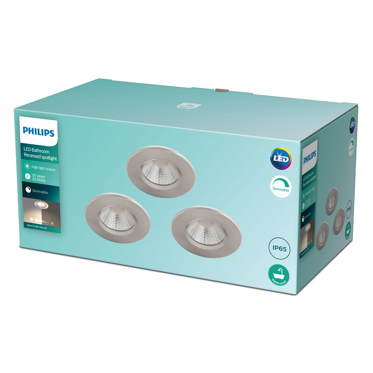 Philips - Dive SL261 RD 070 5.5W 27K N HV IP65R 3P