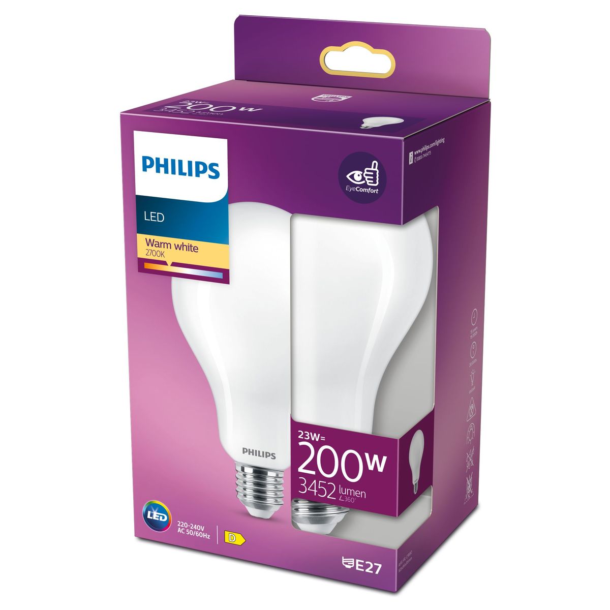 Philips - LED Classic 200W A95 E27 WW fr nd 1pf