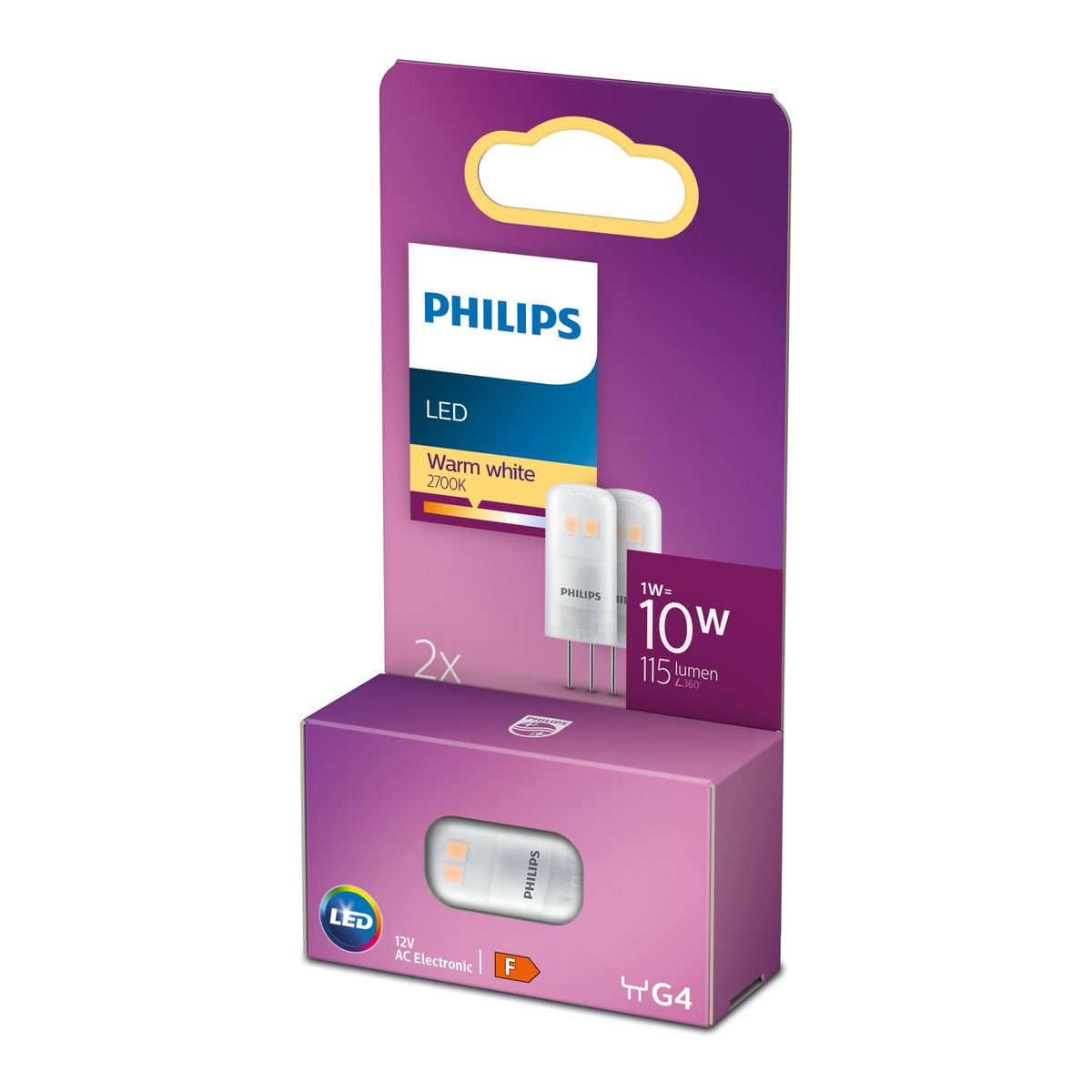 Philips - LED 10W G4 WW 12V ND 2ST6