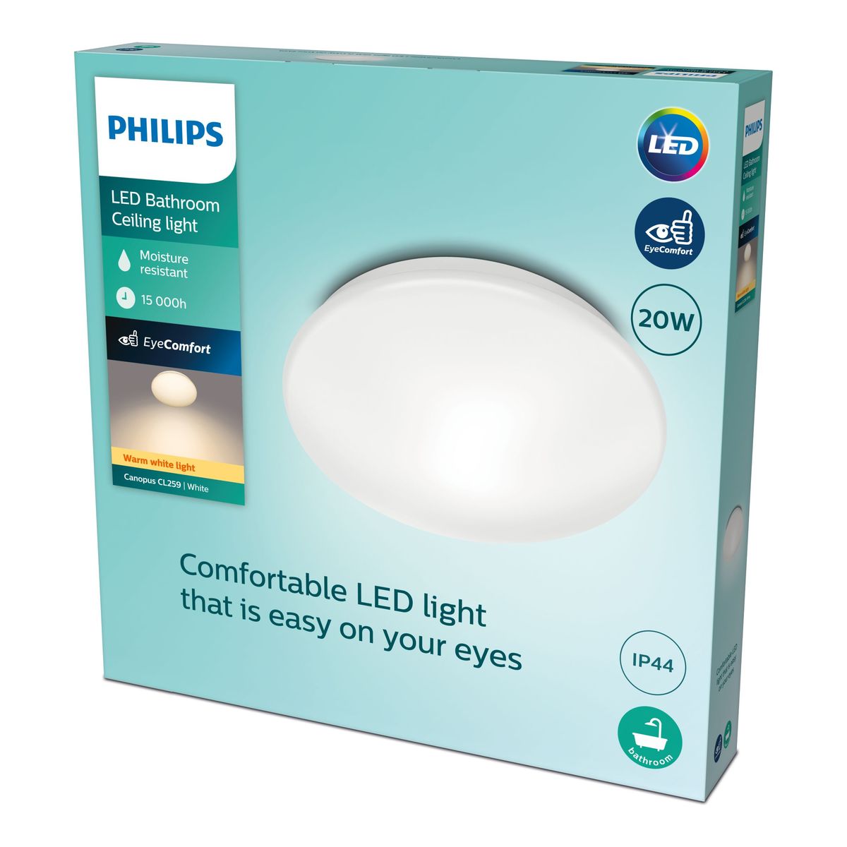 Philips - Canopus CL259 RD 20W 27K W HV IP44 06