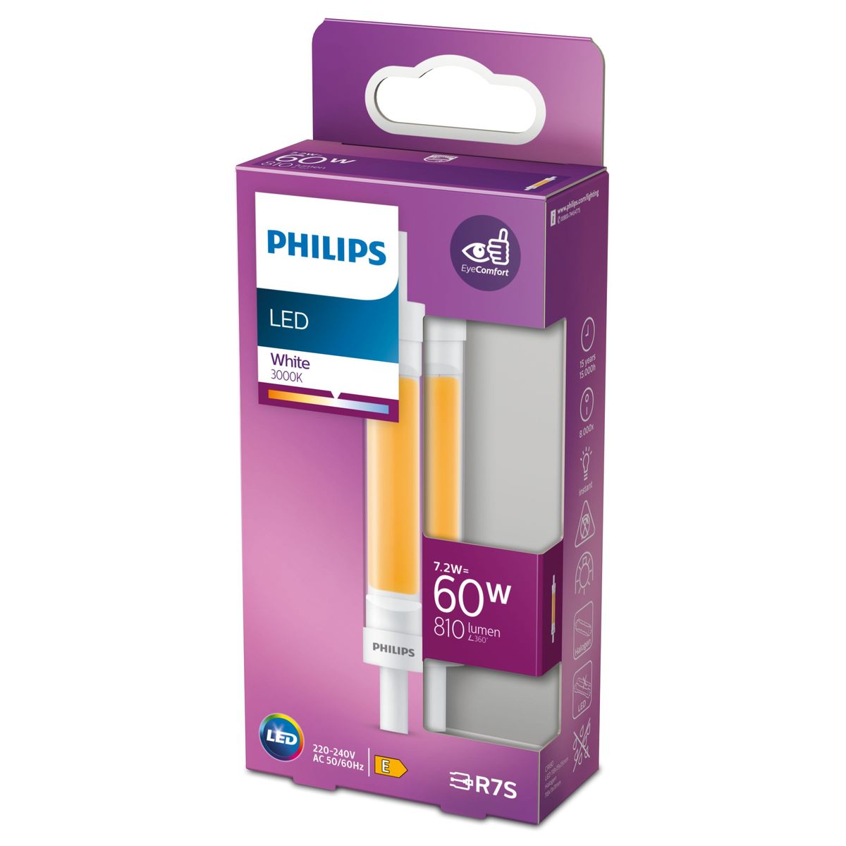 Philips - LED 60W R7S 118mm wh nd srt4