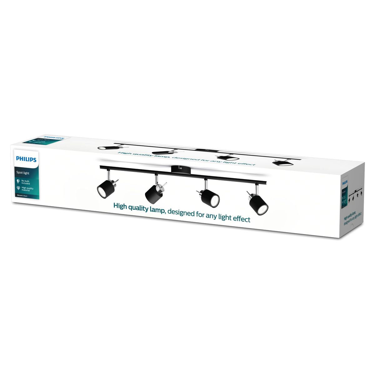 Philips - Meranti bar/tubo nero 4x35w 230v