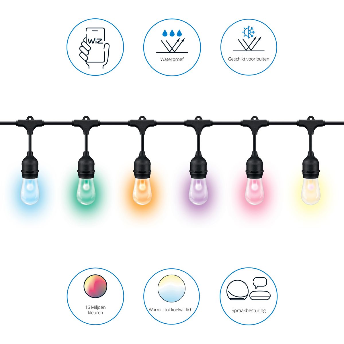 Philips - Wiz 48ft String Lights Type C.