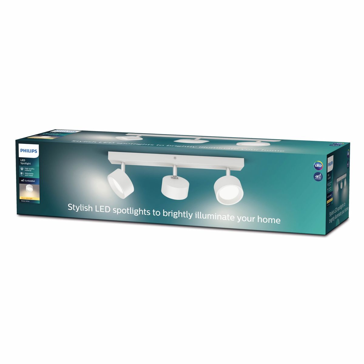 Philips - Bracia Spot Wh 3x5.5W 27K HV