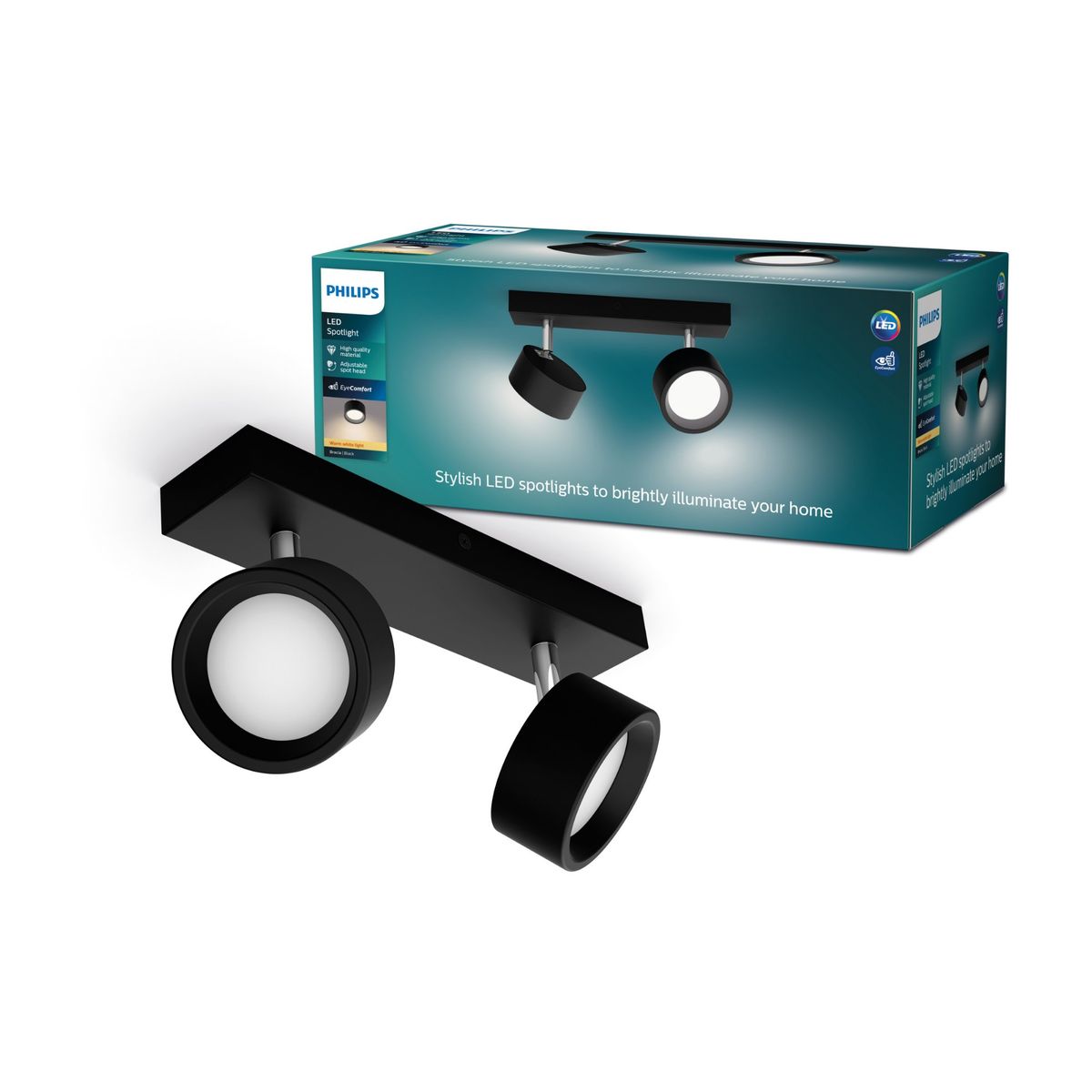 Philips - Bracia Spot BL 2x5.5W 27K HV
