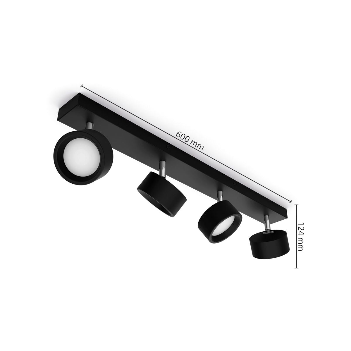 Philips - Bracia Spot Bl 4x5.5W 27K HV