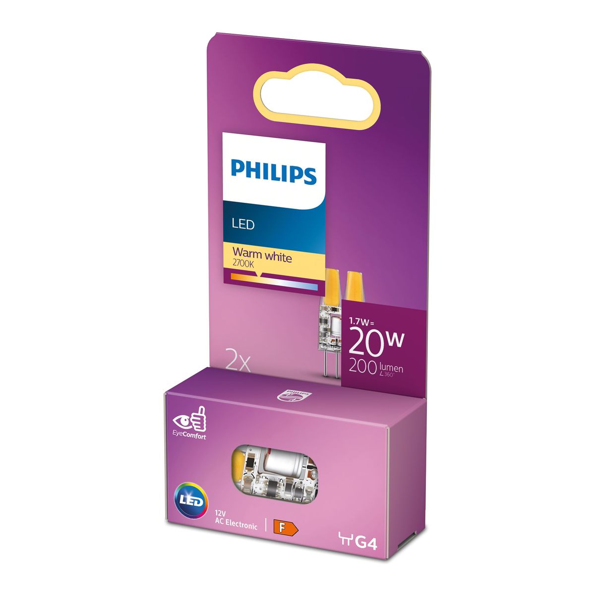 Philips - LED 20W G4 WW 12V ND Micro 2st6