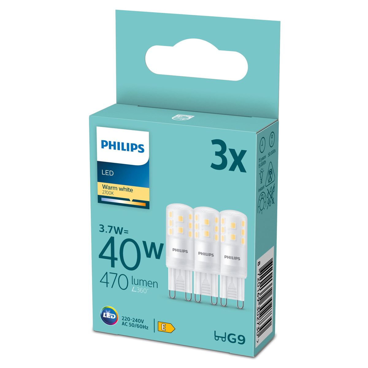 Philips - LED 40W G9 WW ND 3PF/6 disco