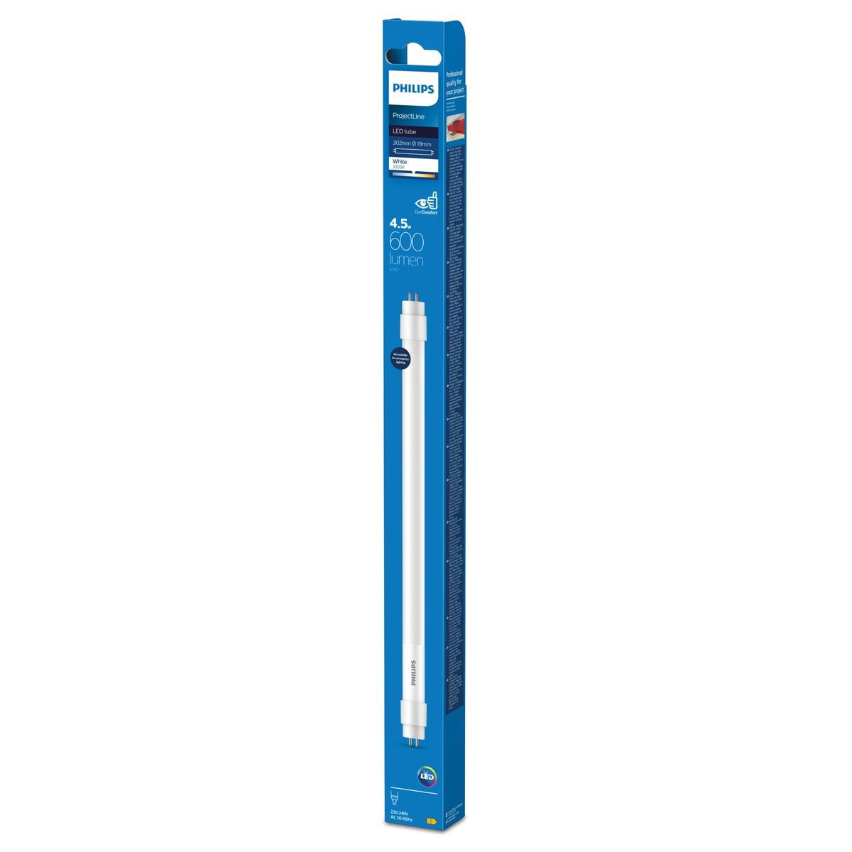 Philips - LED T5 Mini 4,5 W G5 WH 1CT/12