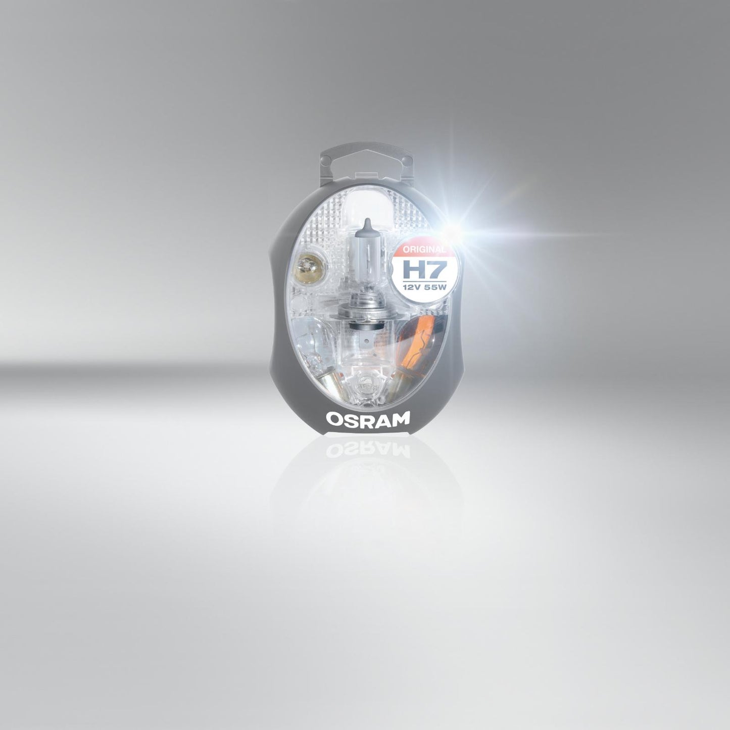 OSRAM Spare lamp box for car, CLK H7, Car lamp kit