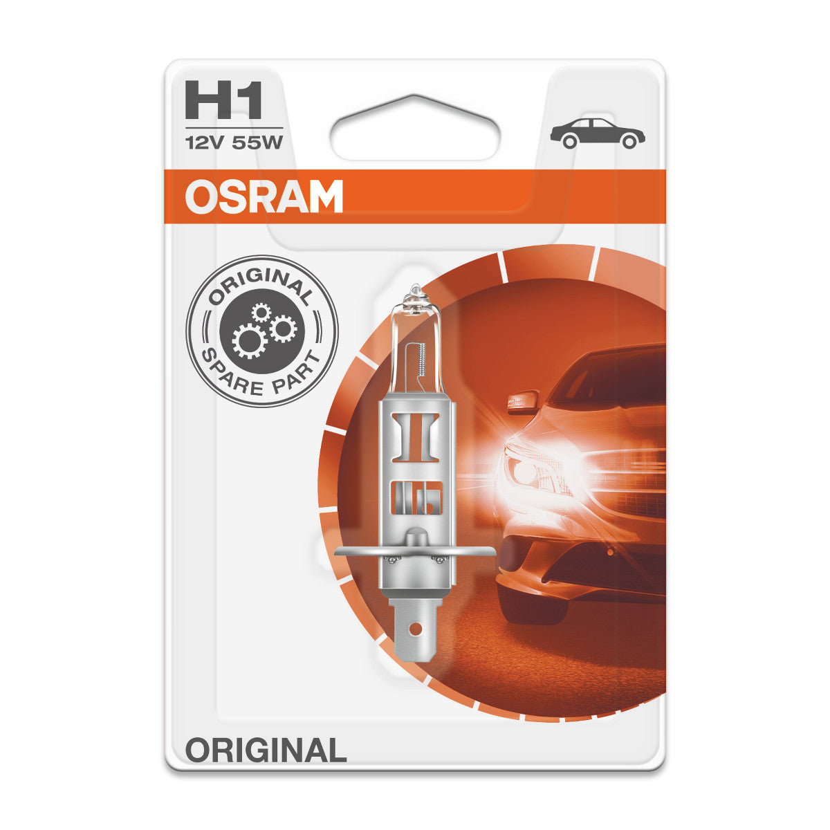 Osram Original Line - H1 - 12 V - 55 W - Lampada del faro alogeno
