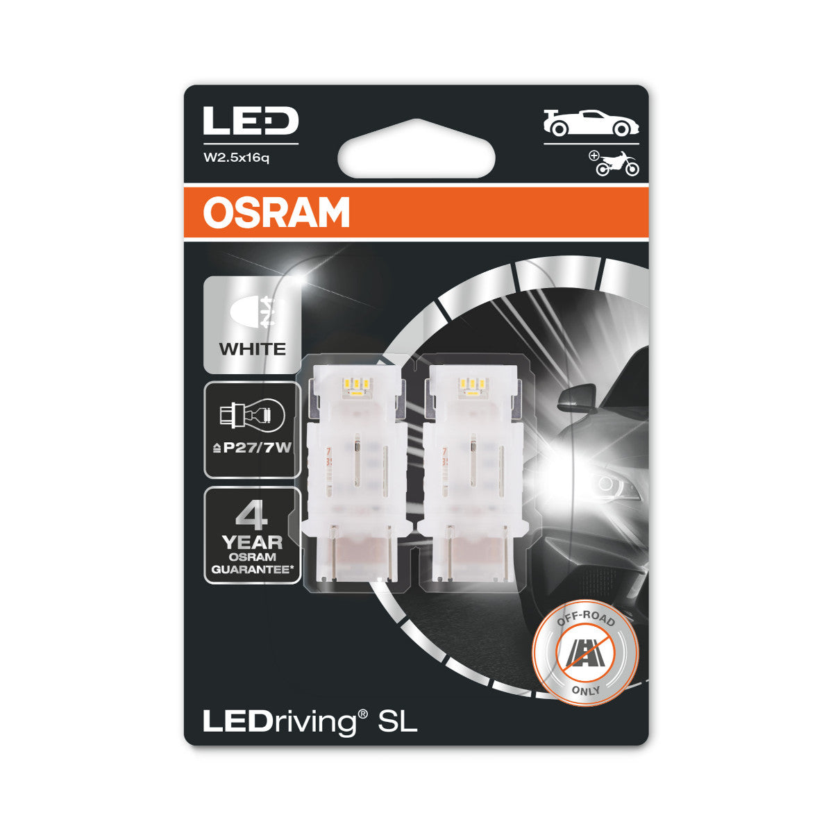 Osram Led Rring SL - Off -road P27-7W - White