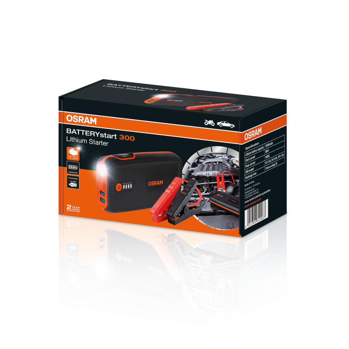 Avvio della batteria Osram - Starter di litio 300