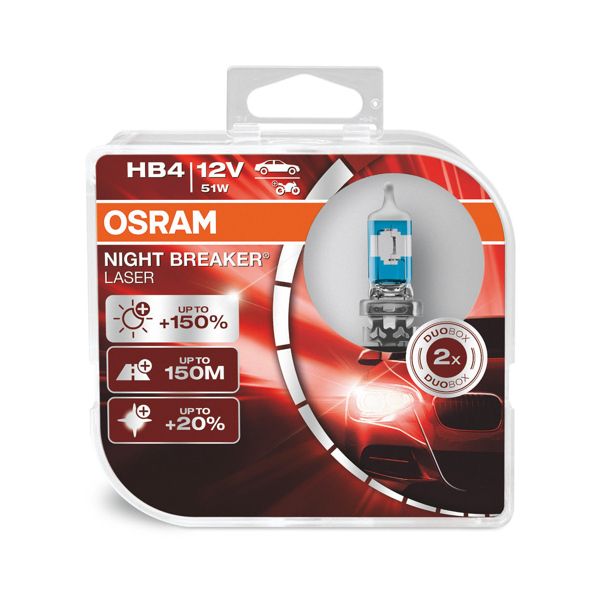 Osram Night Break® Laser HB4 Duo Box