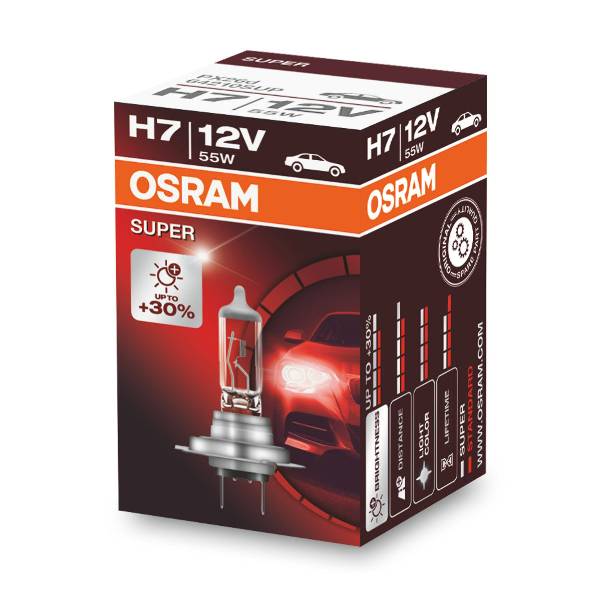 Osram Super - H7 Halogen Faylight Lamp