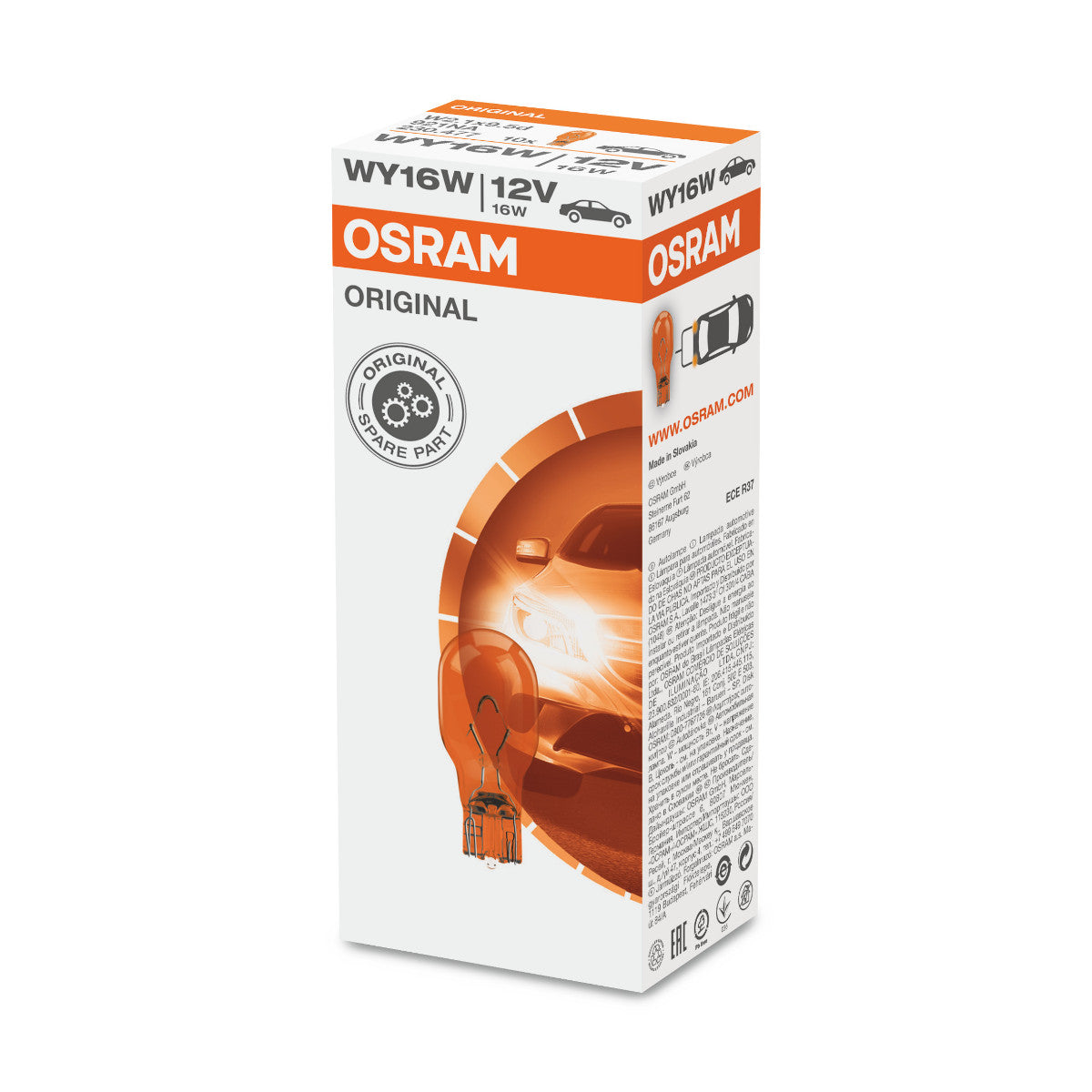 Osram Original - Base a cuneo - WY16W Lampada luminosa extra