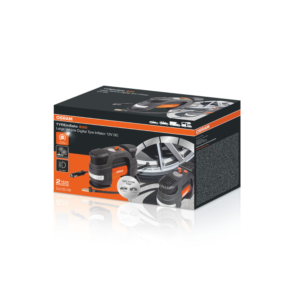 Gonfia pneumatici OSRAM - 830 Gonfiatore per pneumatici