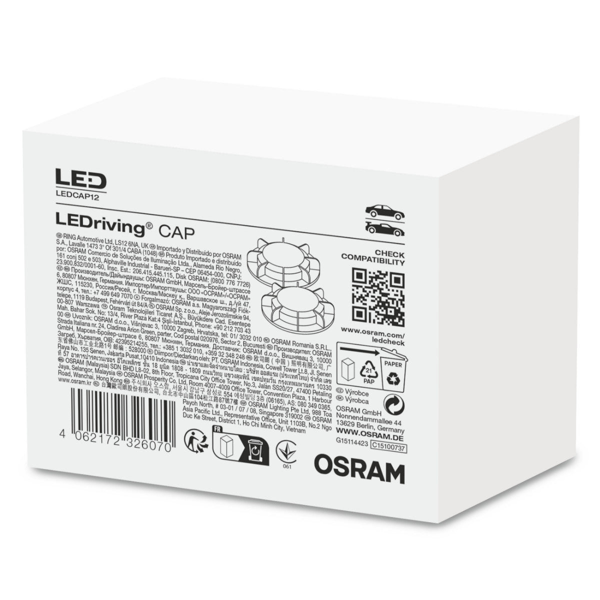 Osram LED Rriving Cap - LEDCAP12