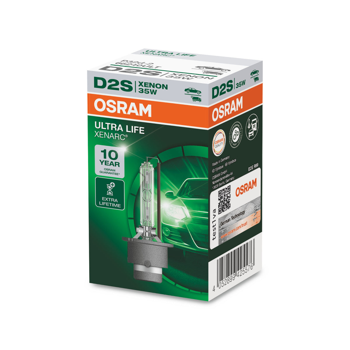 Osram Xenarc Ultra Life - D2S HID HID HEADLITED - 1 -Pack