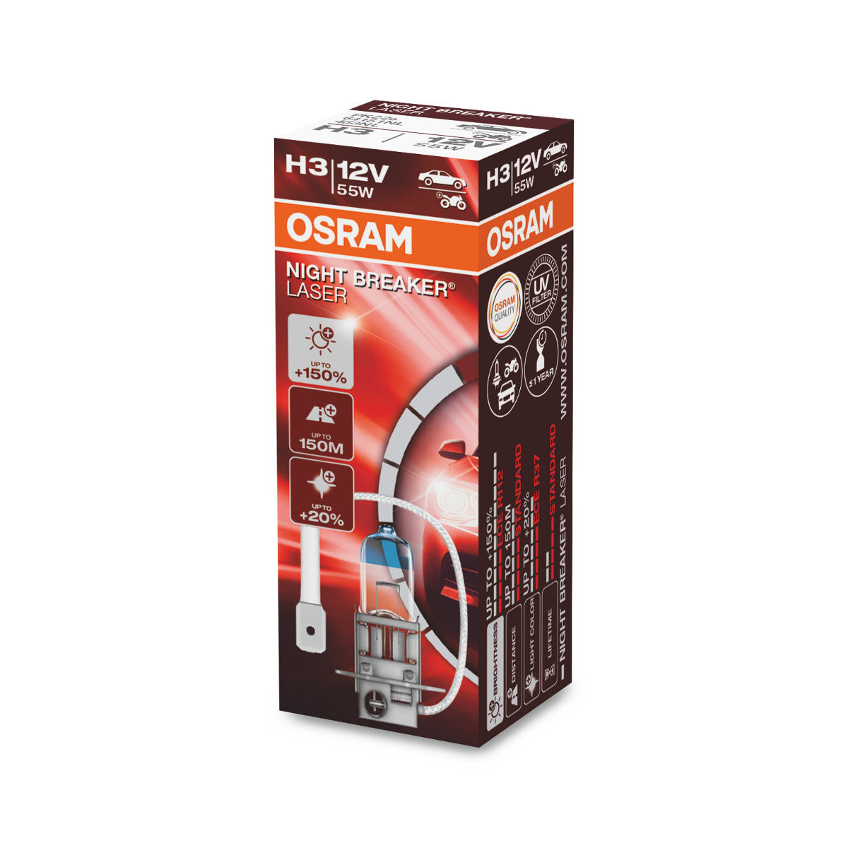 Osram Night Break® Laser H3 Folding Box