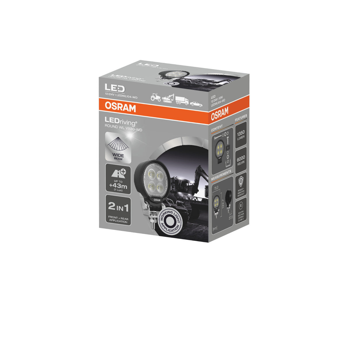 Osram Round WL VX80-WD