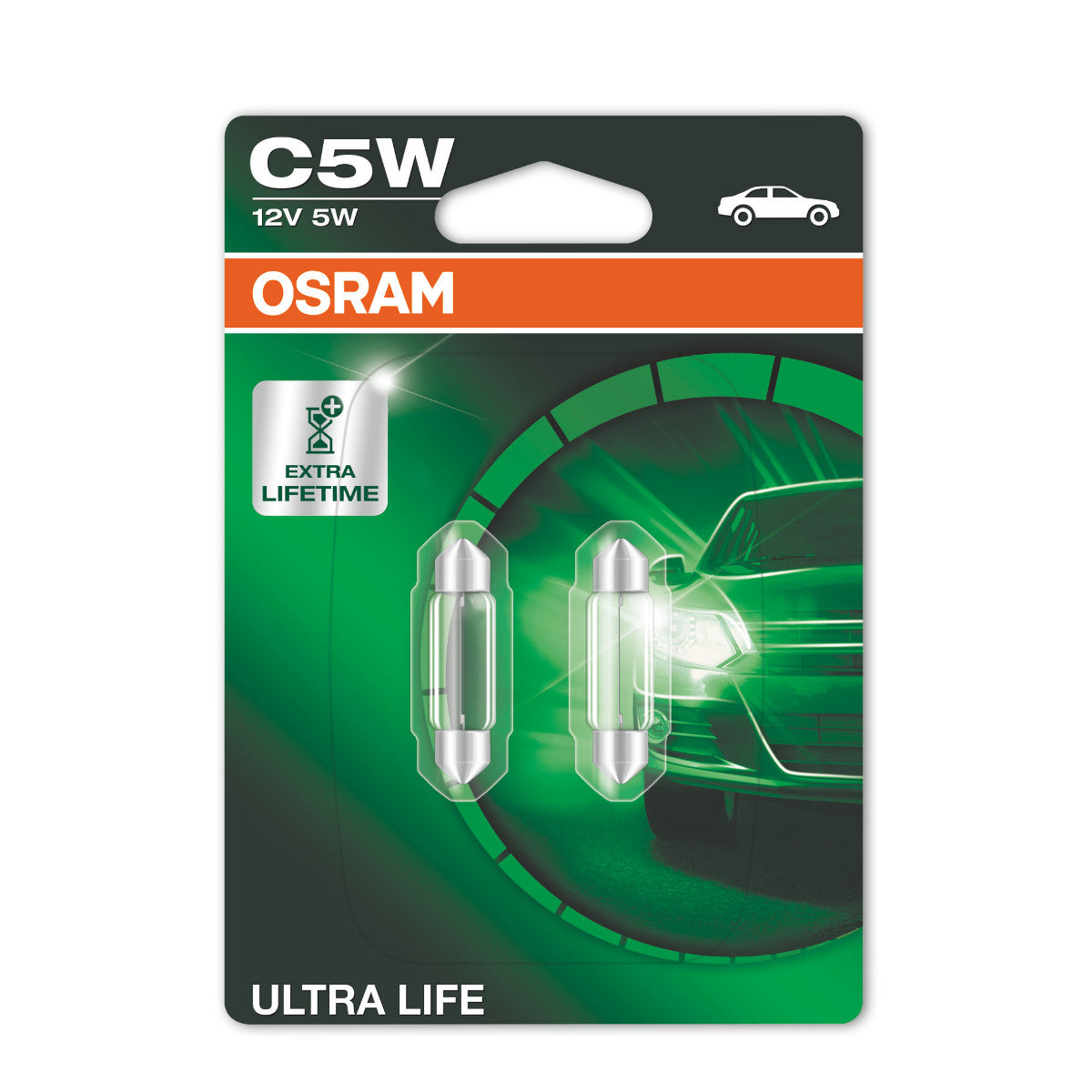 Osram Ultra Life - C5W Light Extra Light - 2 -Pack