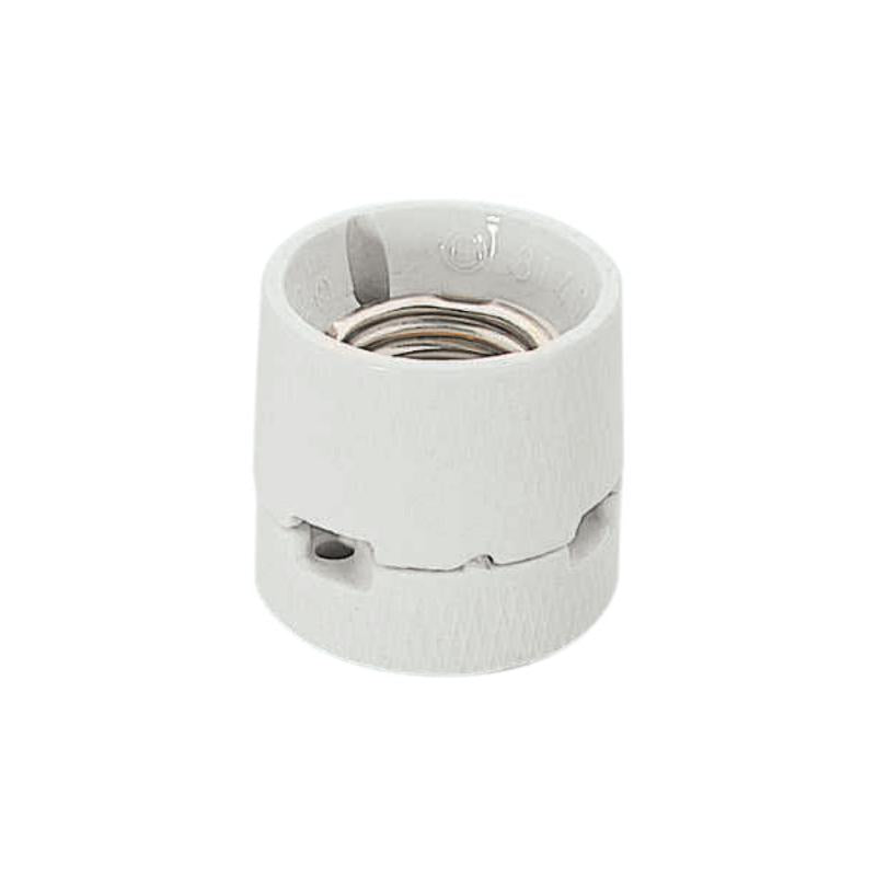Lampade Socket E27 50mm Ceramics bianco