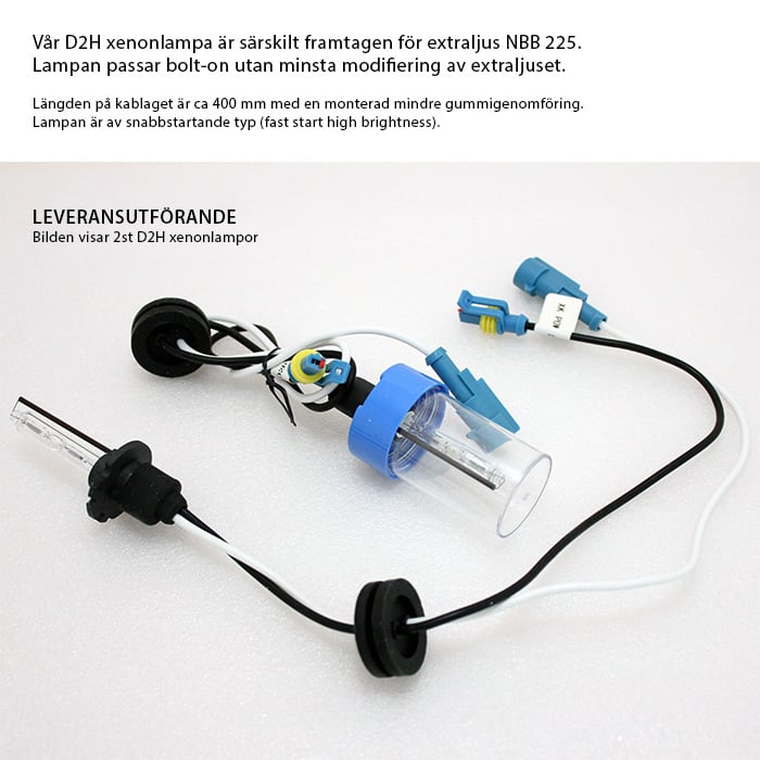 Lampada allo xeno D2H 50-70W Speedstart | Extra leggero