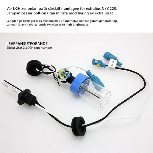 Lampada allo xeno D2H 50-70W Speedstart | Extra leggero