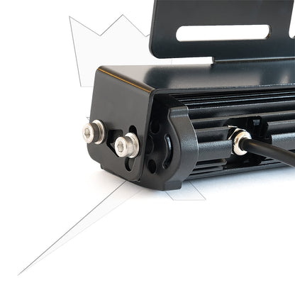 Staffa extra leggera per rampa LED X20 | Staffa ad incasso