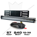 Rampa led Pacchetto LUXTAR® X24 Spot - Incasso | 240 W