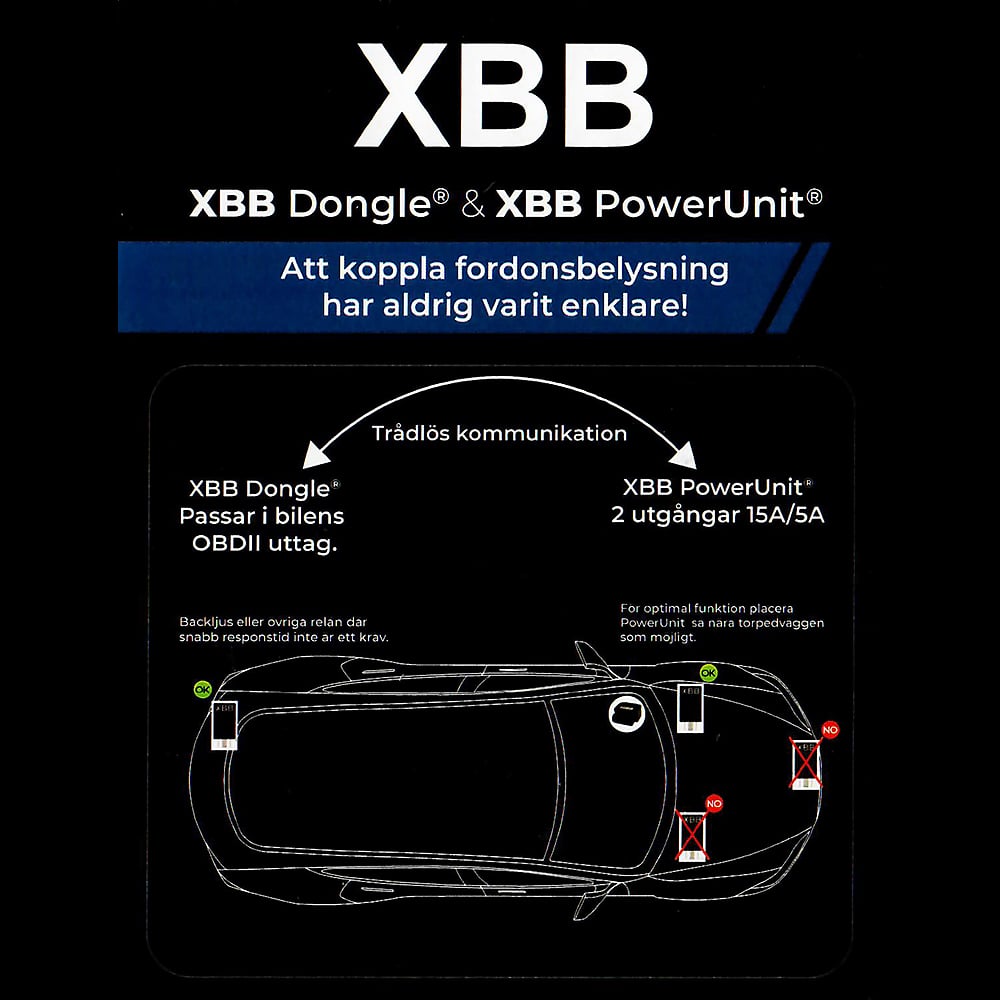 Dongle XBB OBD-II + unità di alimentazione