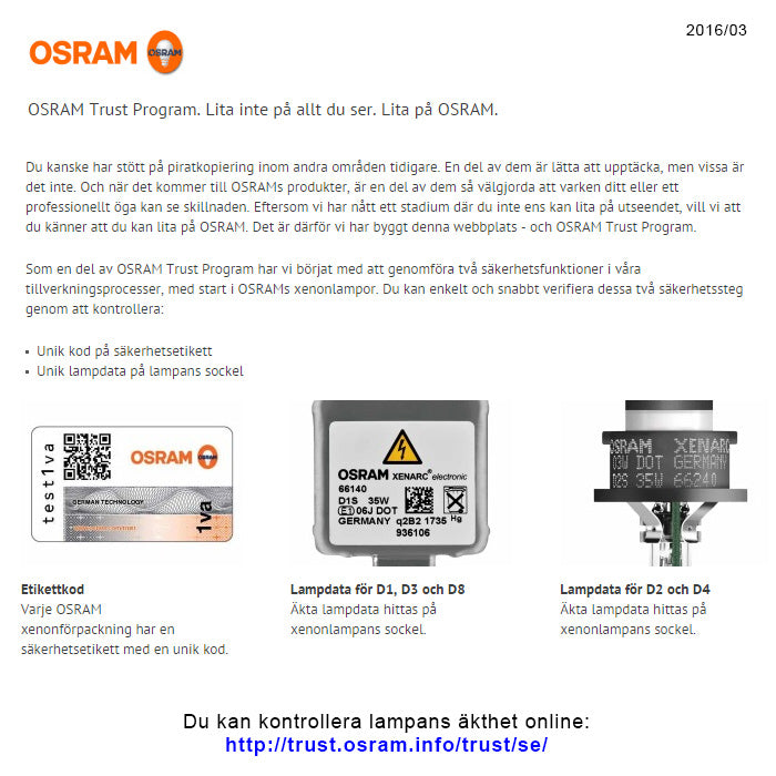 D3S Osram Xenarc® Original - bild 6