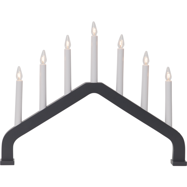 Ljusstake House Grå