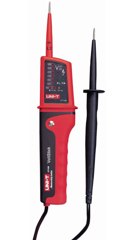 Tester uni-t- e tester di continuità IP65 LED Visual/Sound