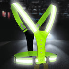 Giubbotto riflesso a LED - Sportglo bianco e rosso