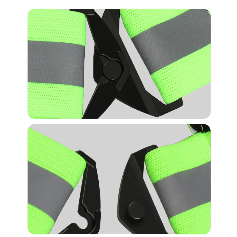 Giubbotto riflesso a LED - Sportglo bianco e rosso