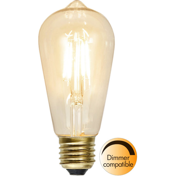Trading a stella - lampada a led E27 ST58 Glow morbido - 1.6W - 2100K - Dimmabile