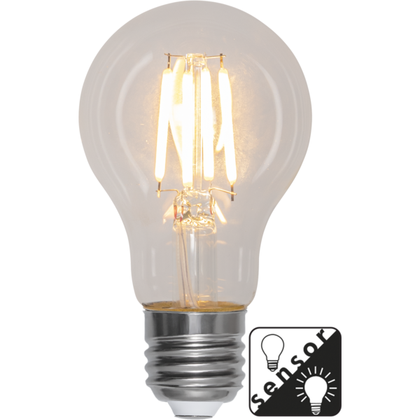 Star Trading - Lampada LED E27 A60 Sensore trasparente - 4.2w