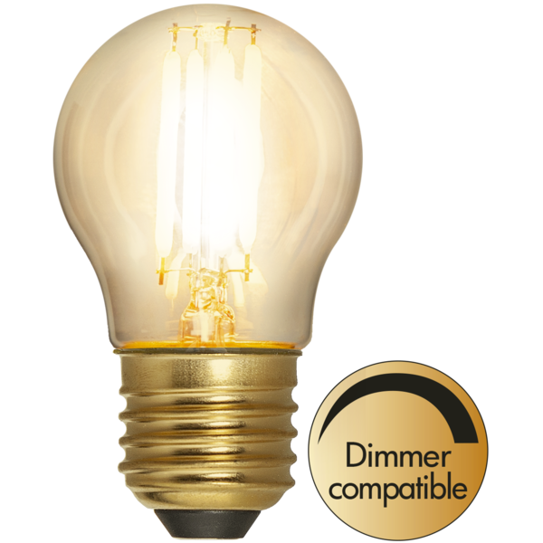 Trading a stella - lampada a led E27 G45 Glow morbido - 4.0W - 2100K - Dimmabile