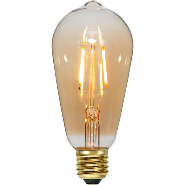 STAR TRADING - LAMP LED E27 ST64 Amber semplice - 0,75W - 2000K
