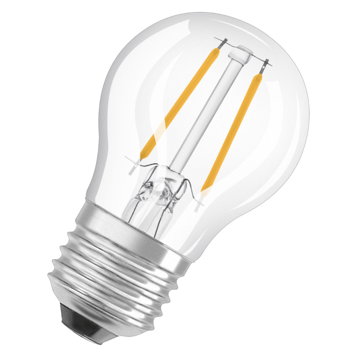 OSRAM LED-LAMPA RUND KLAR (40) E27 VARMVIT